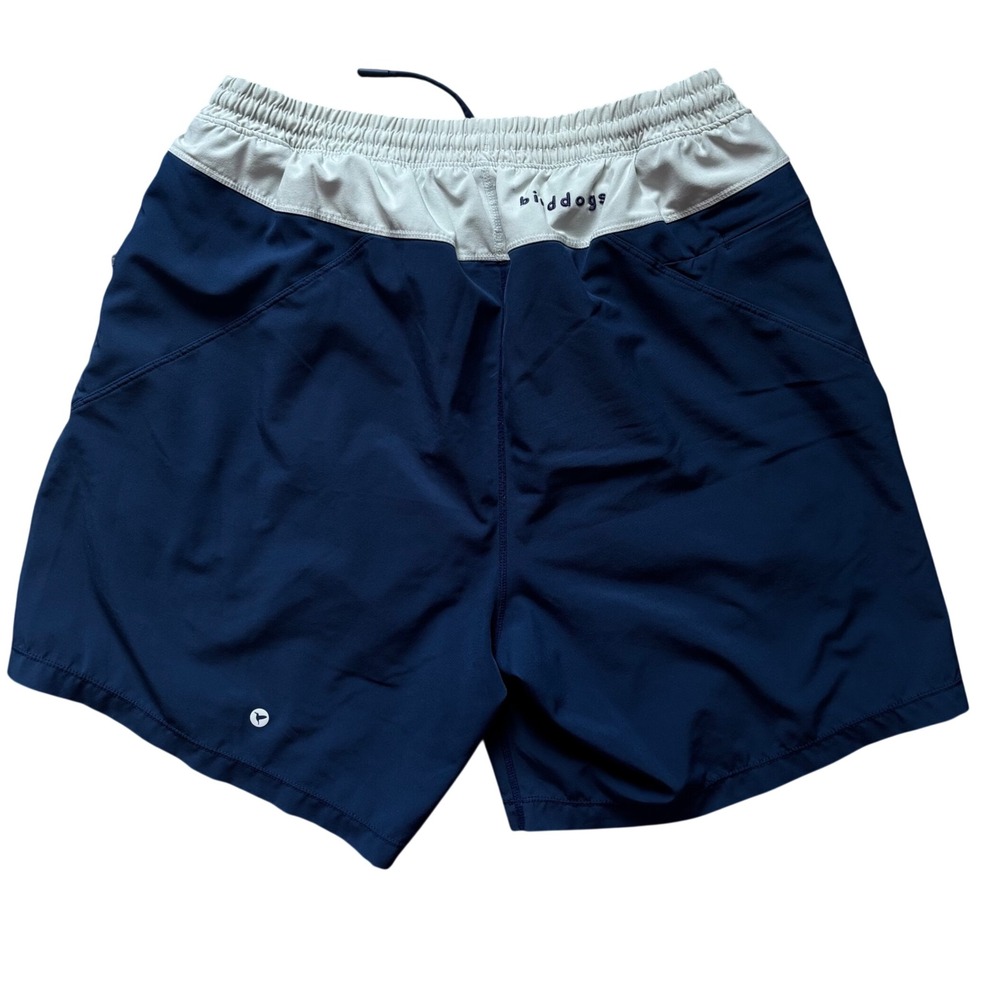 Birddogs Boom Mens Classic Gym Shorts‎ Navy Blue Lined Athletic Workout XL